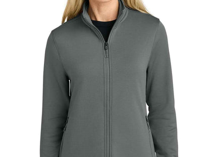 The North Face Women's Aim FullZip Fleece Jacket NF0A8FQJ Smoked Pearl Grey