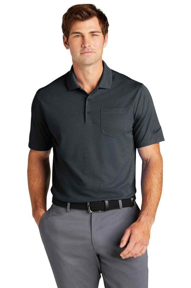 Nike DriFIT Micro Pique 20 Pocket Polo NKDC2103 Anthracite