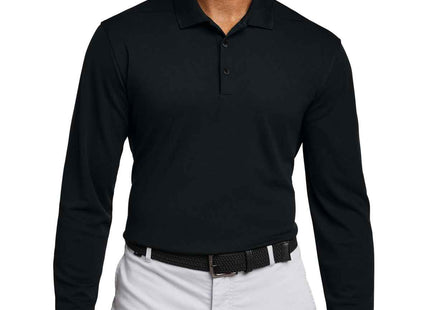 Nike DriFIT Micro Pique 20 Long Sleeve Polo NKDC2104 Black