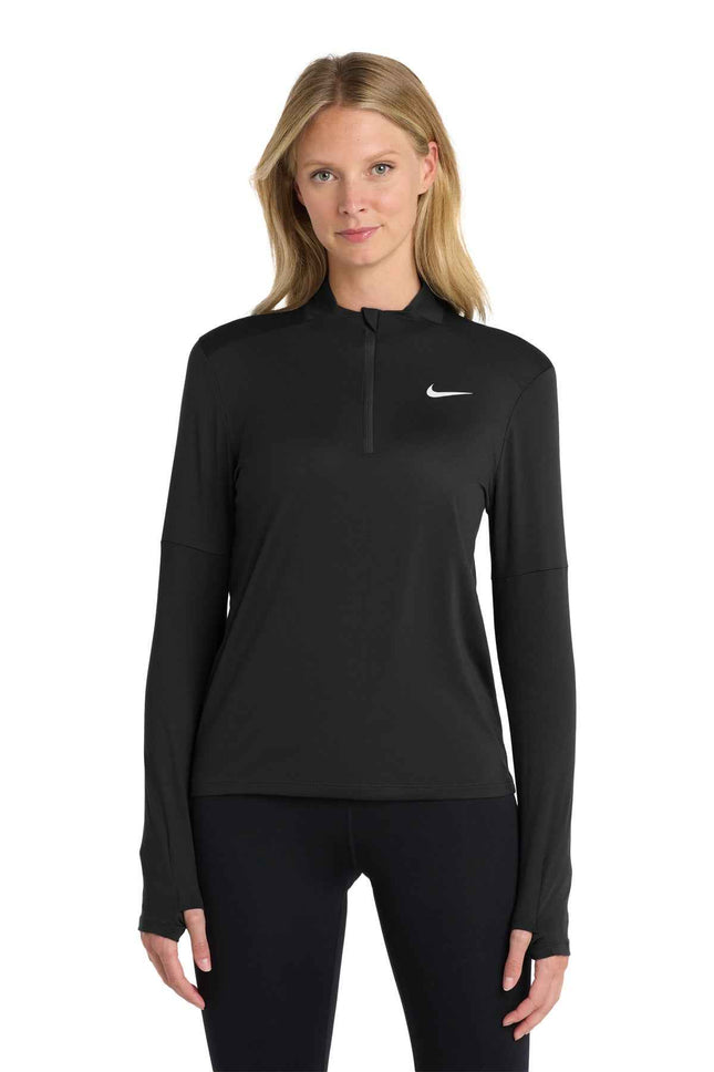 Nike Women's DriFIT Element 1/2Zip Top NKDH4951 Black