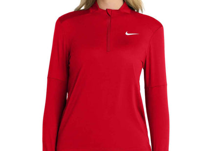 Nike Women's DriFIT Element 1/2Zip Top NKDH4951 Scarlet