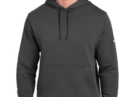Nike Club Fleece Sleeve Swoosh Pullover Hoodie NKDR1499 Anthracite