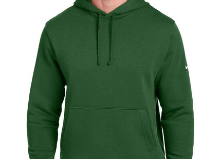 Nike Club Fleece Sleeve Swoosh Pullover Hoodie NKDR1499 Gorge Green