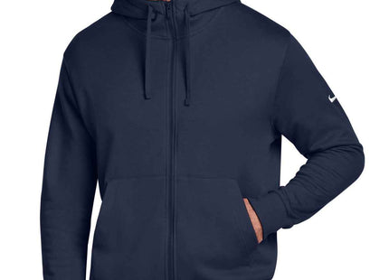 Nike Club Fleece Sleeve Swoosh FullZip Hoodie NKDR1513 Midnight Navy