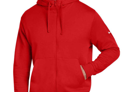 Nike Club Fleece Sleeve Swoosh FullZip Hoodie NKDR1513 University Red