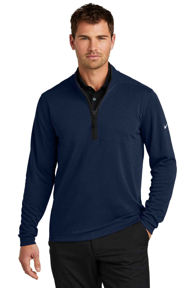 Nike Textured 1/2Zip CoverUp NKDX6702 College Navy