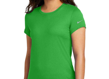 Nike Women's Swoosh Sleeve rLegend Tee NKDX8734 Apple Green