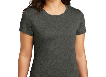 Nike Women's Swoosh Sleeve rLegend Tee NKDX8734 Dark Smoke Heather