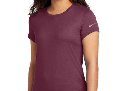 Nike Women's Swoosh Sleeve rLegend Tee NKDX8734 Deep Maroon