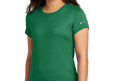 Nike Women's Swoosh Sleeve rLegend Tee NKDX8734 Gorge Green