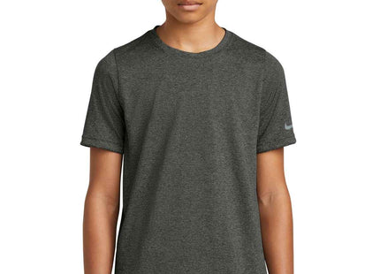 Nike Youth Swoosh Sleeve rLegend Tee NKDX8787 Dark Smoke Heather