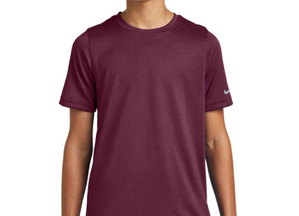 Nike Youth Swoosh Sleeve rLegend Tee NKDX8787 Deep Maroon