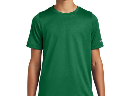 Nike Youth Swoosh Sleeve rLegend Tee NKDX8787 Gorge Green