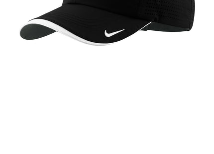 Nike DriFIT Perforated Performance Cap NKFB6445 Black White M L