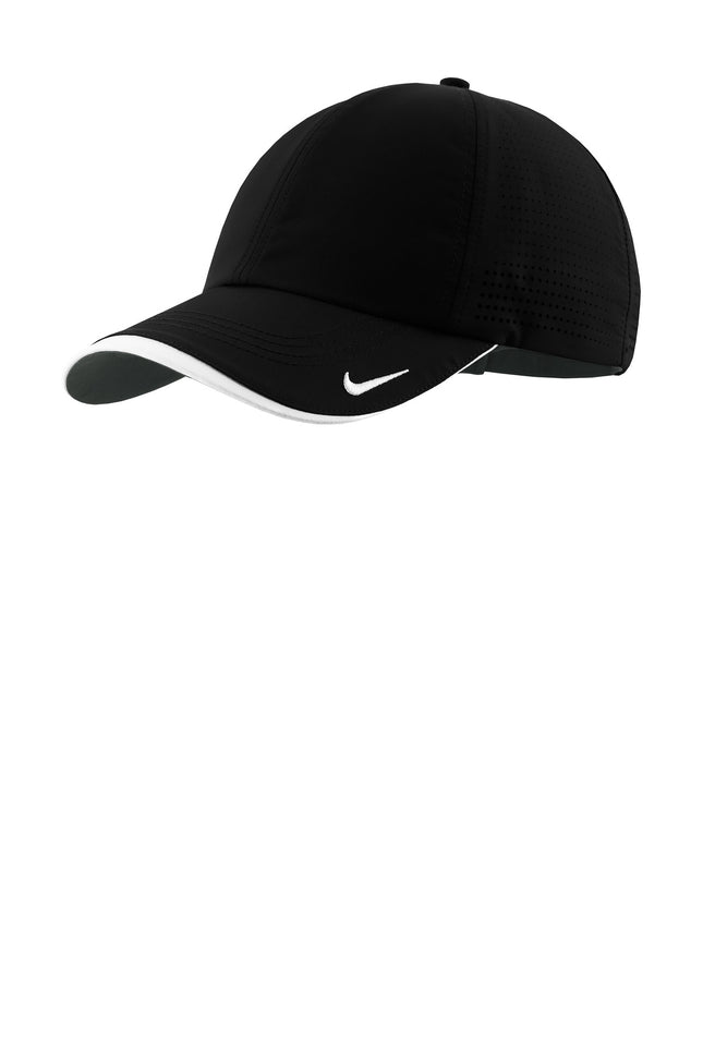 Nike DriFIT Perforated Performance Cap NKFB6445 Black White M L