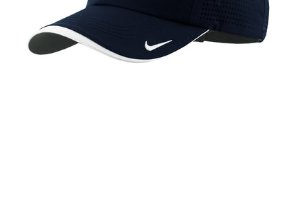 Nike DriFIT Perforated Performance Cap NKFB6445 Navy White M L