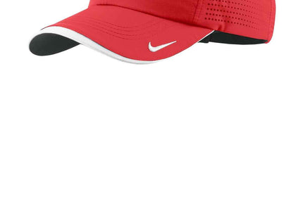 Nike DriFIT Perforated Performance Cap NKFB6445 University Red White M L