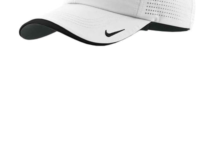 Nike DriFIT Perforated Performance Cap NKFB6445 White Black M L