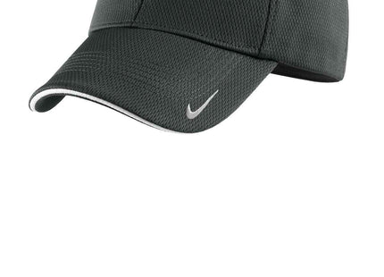 Nike DriFIT Stretch Mesh Sandwich Bill Cap NKFD9718 Anthracite White