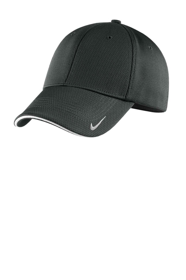 Nike DriFIT Stretch Mesh Sandwich Bill Cap NKFD9718 Anthracite White