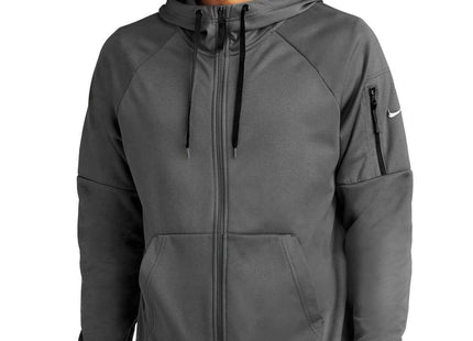 Nike ThermaFIT Pocket FullZip Fleece Hoodie NKFD9859 Anthracite
