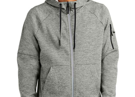 Nike ThermaFIT Pocket FullZip Fleece Hoodie NKFD9859 Dark Grey Heather