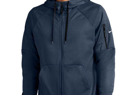 Nike ThermaFIT Pocket FullZip Fleece Hoodie NKFD9859 Navy