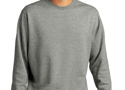 Nike Club Fleece Sleeve Swoosh Crew NKFD9863 Dark Grey Heather