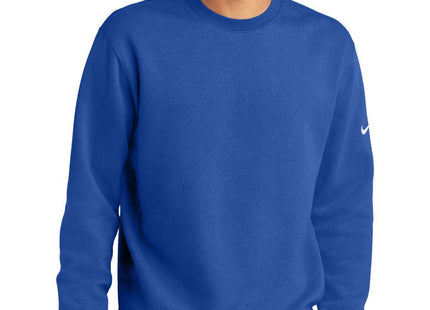 Nike Club Fleece Sleeve Swoosh Crew NKFD9863 Game Royal