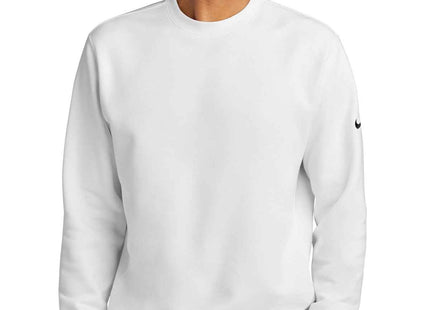 Nike Club Fleece Sleeve Swoosh Crew NKFD9863 White