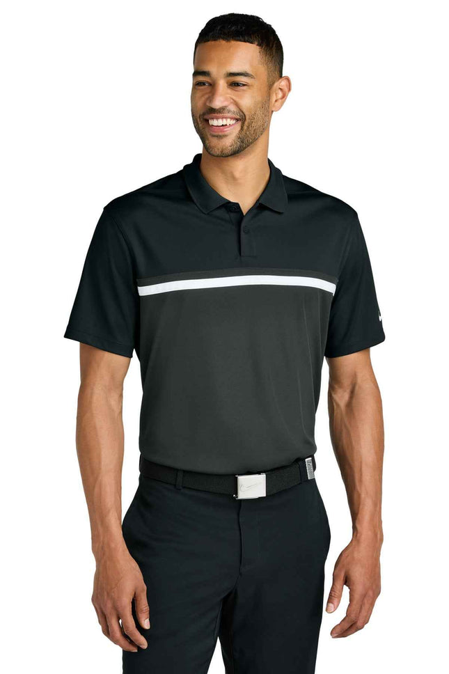 Nike DriFIT Victory Colorblock Polo NKFQ3968 Black Anthracite White
