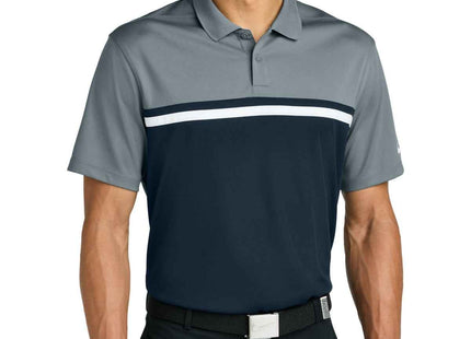 Nike DriFIT Victory Colorblock Polo NKFQ3968 Cool Grey Navy White