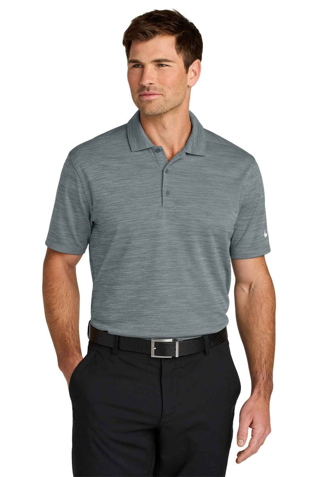 Nike DriFIT Striated Polo NKFQ4792 Cool Grey