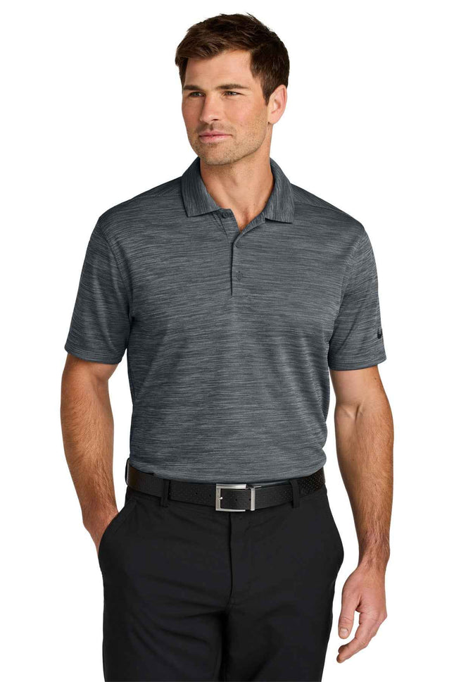 Nike DriFIT Striated Polo NKFQ4792 Dark Grey