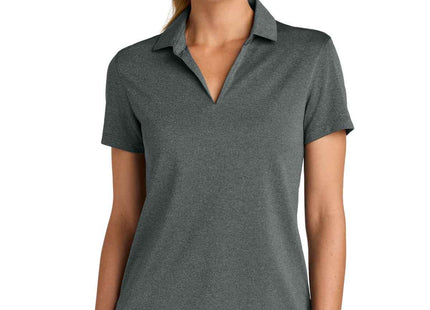 Nike Women's DriFIT Smooth Heather Polo NKFQ4793 Anthracite Heather