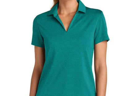 Nike Women's DriFIT Smooth Heather Polo NKFQ4793 Bright Spruce Heather