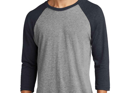 Next Level Apparel Adult TriBlend 3/4Sleeve Raglan Tee NL6051 VTG Navy Prem Hthr