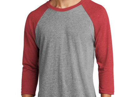 Next Level Apparel Adult TriBlend 3/4Sleeve Raglan Tee NL6051 VTG Red Prem Hthr