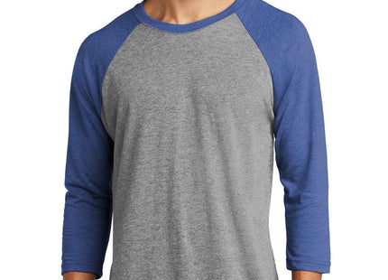 Next Level Apparel Adult TriBlend 3/4Sleeve Raglan Tee NL6051 VTG Royal Prem Hthr