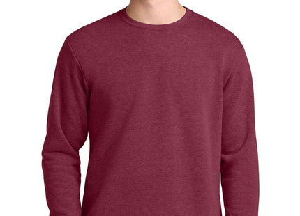 Next Level Apparel Adult Malibu Crewneck Sweatshirt NL9002 Heather Cardinal
