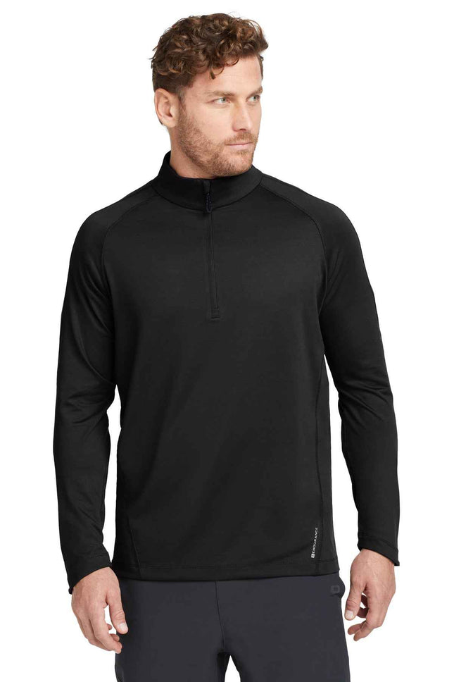 OGIO Radius 1/4Zip OE550 Blacktop