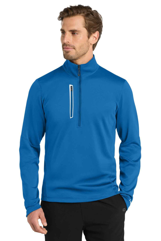 OGIO Fulcrum 1/4Zip OE701 Electric Blue