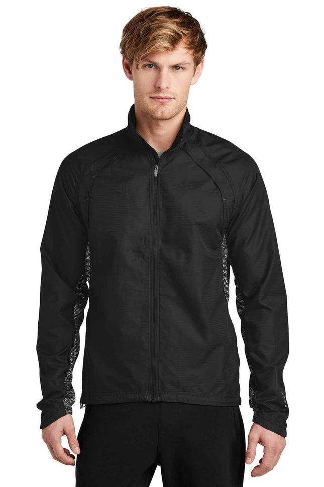 OGIO Trainer Jacket OE710 Blacktop Black Reflective