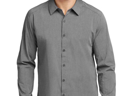 OGIO Commuter Woven Shirt OG1002 Gear Grey Heather