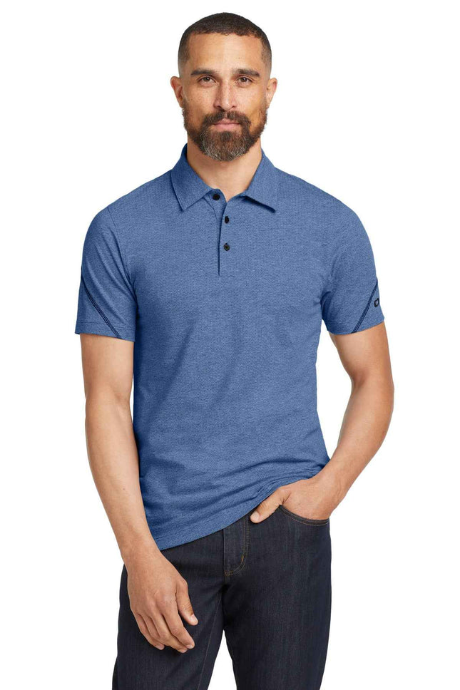 OGIO Tread Polo OG135 Blue Heather