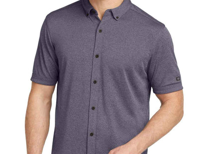OGIO Gravitate FullButton Polo OG141 Navy Heather