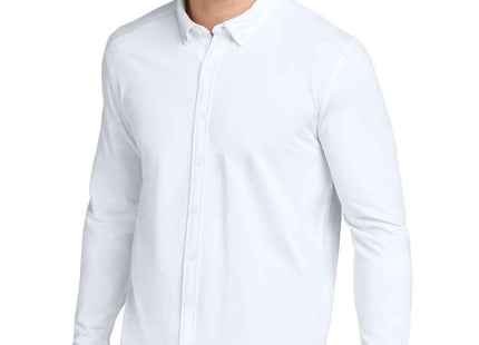 OGIO Code Stretch Long Sleeve ButtonUp OG145 Bright White