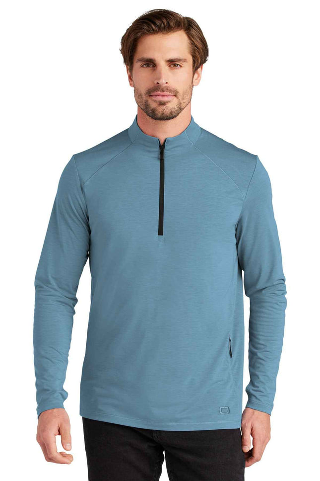 OGIO Motion 1/4Zip OG153 Blue Mist