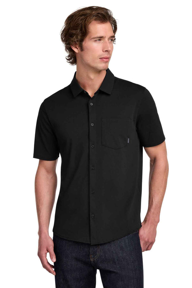 OGIO Extend Short Sleeve ButtonUp OG160 Blacktop