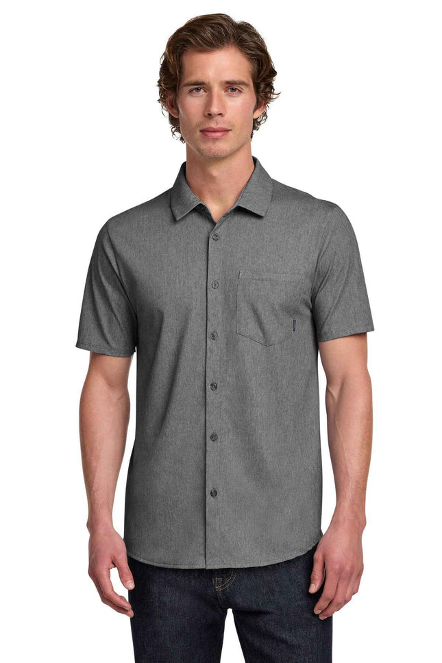 OGIO Extend Short Sleeve ButtonUp OG160 Blacktop Heather